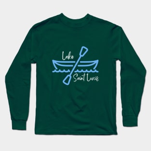 Lake Saint Louis Canoe Long Sleeve T-Shirt